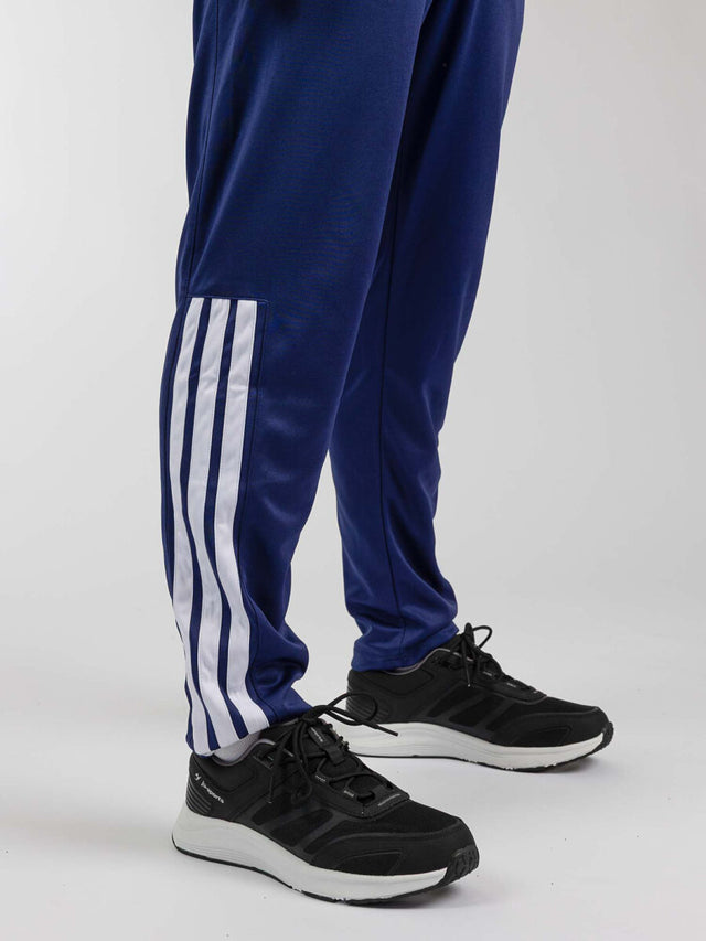 Pantalones de entrenamiento Adidas Community Sports – Azul oscuro/Blanco