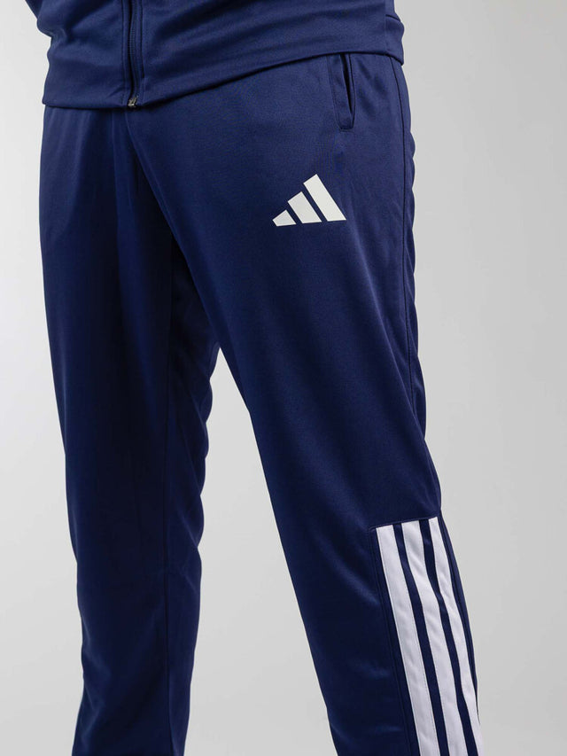 Pantalones de entrenamiento Adidas Community Sports – Azul oscuro/Blanco