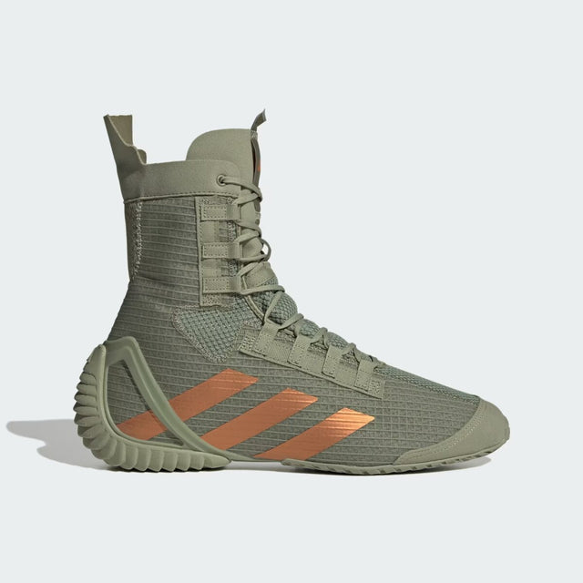 Ghete de box Adidas Speedex 23 – Verde/Portocaliu