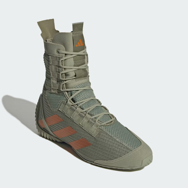 Ghete de box Adidas Speedex 23 – Verde/Portocaliu