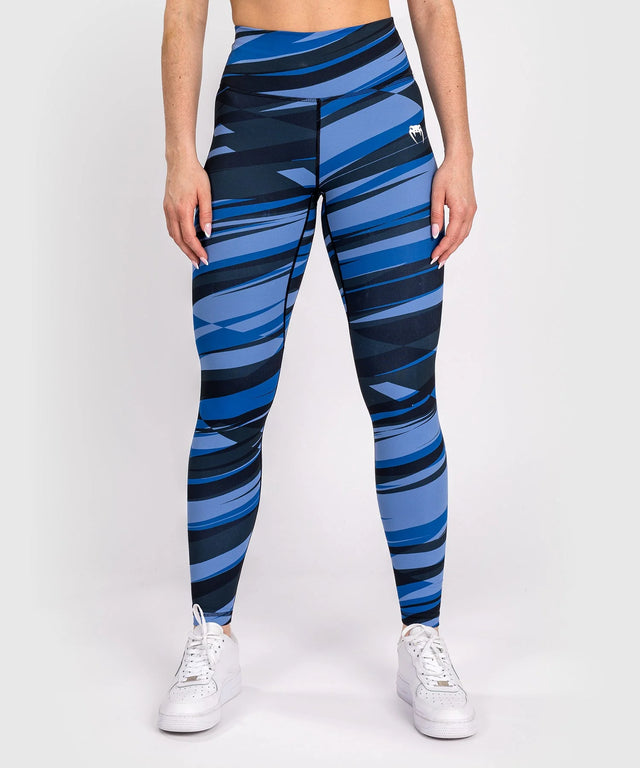 Legginsy Venum Abyss – Czarne/Niebieskie