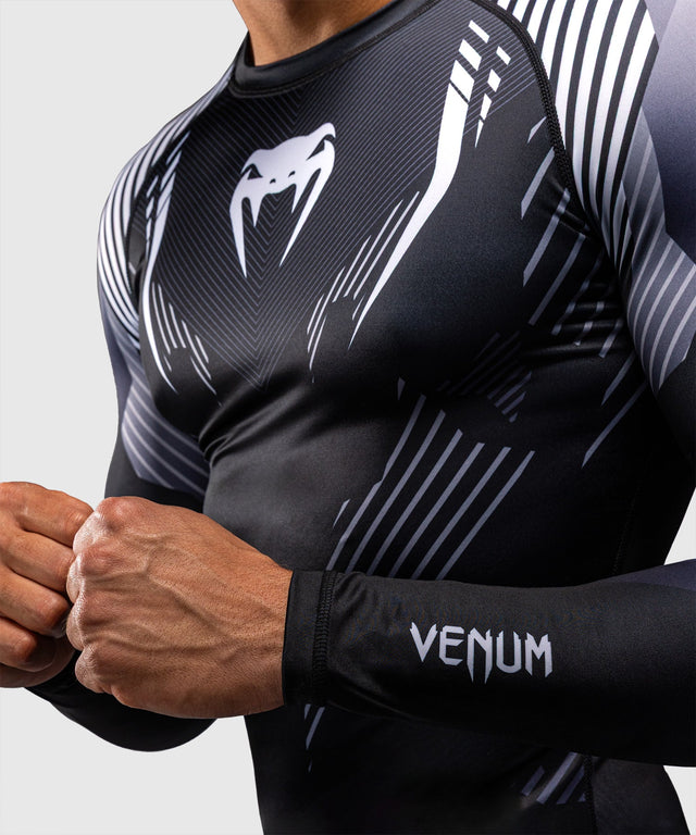 Rashguard Venum No-Gi 6.0 Dlouhé rukávy – Černá/Bílá