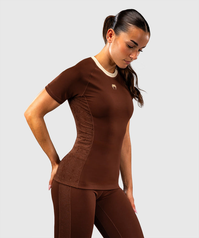 Rashguard Venum Viper Maniche Corte Donna – Marrone