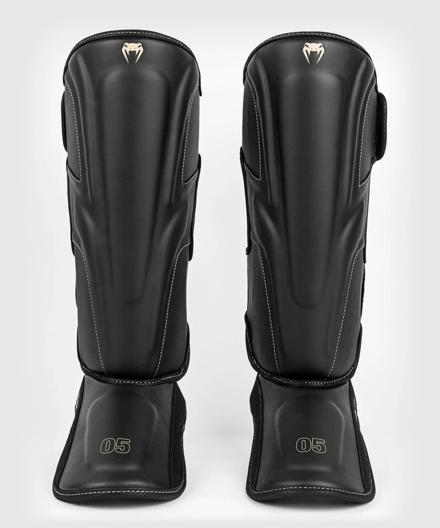 Venum Kickboxing Shin Guards Impact Evo - Black