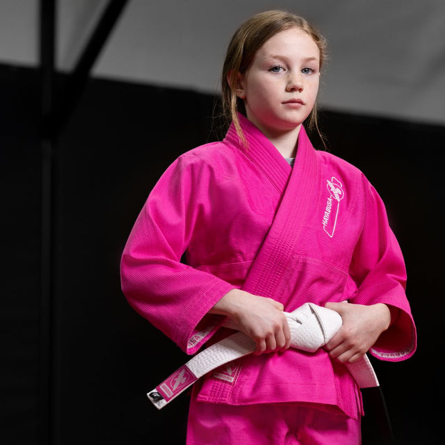Kimono BJJ Hayabusa Essential Dziecięce – Różowe