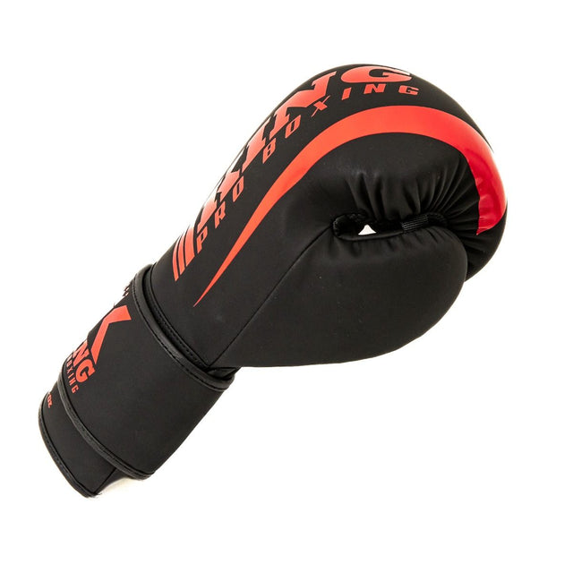 King Pro Boxing Revo Boxing Gloves - Black/Red
