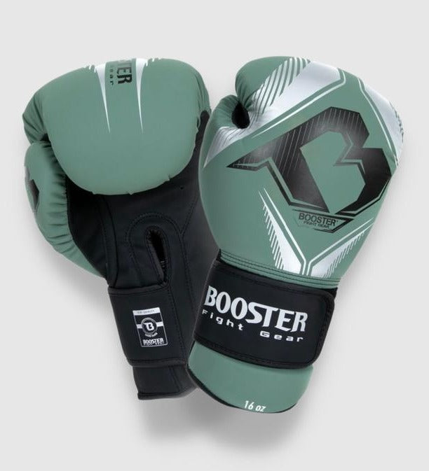 Booster Boxing gloves Bangkok – Green/Silver/Black – Boxing gloves