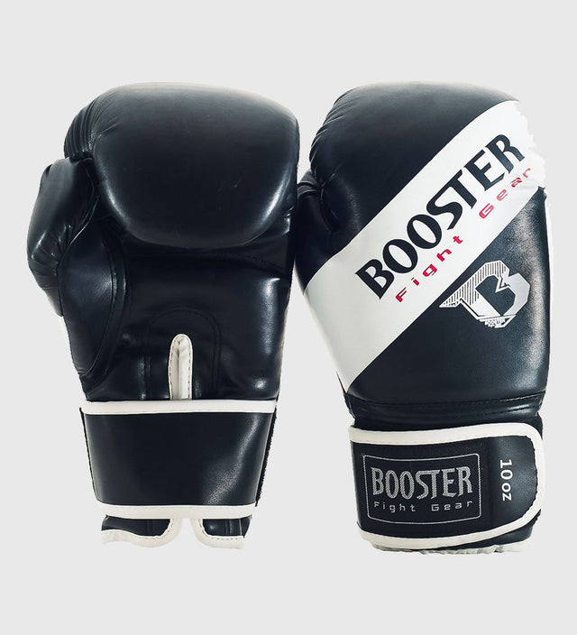 Booster Boxing gloves - Black/White - Boxing gloves