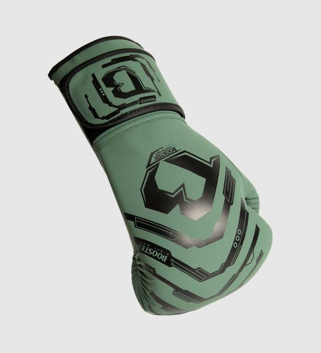 Rękawice bokserskie Booster Kickboks Youth Elite Kids – Khaki/Czarne