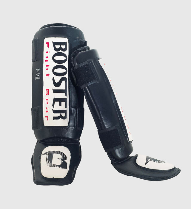 Booster Shin guards Thai Striker – Black/White – Shin guards