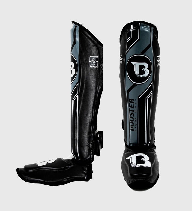 Booster Shin guards V9 – Black/Grey – Shin guards