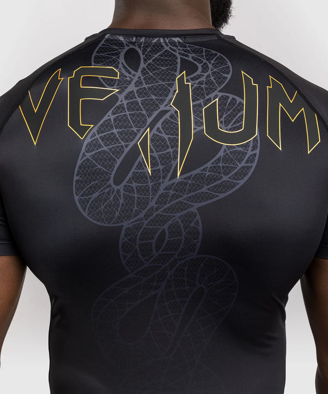Venum Rashguard Short Sleeve Serpenti - Black
