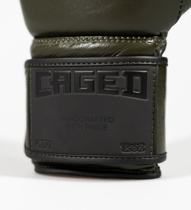 Caged Boxing gloves 'X' Series - Khaki Green/Black - Boxing gloves