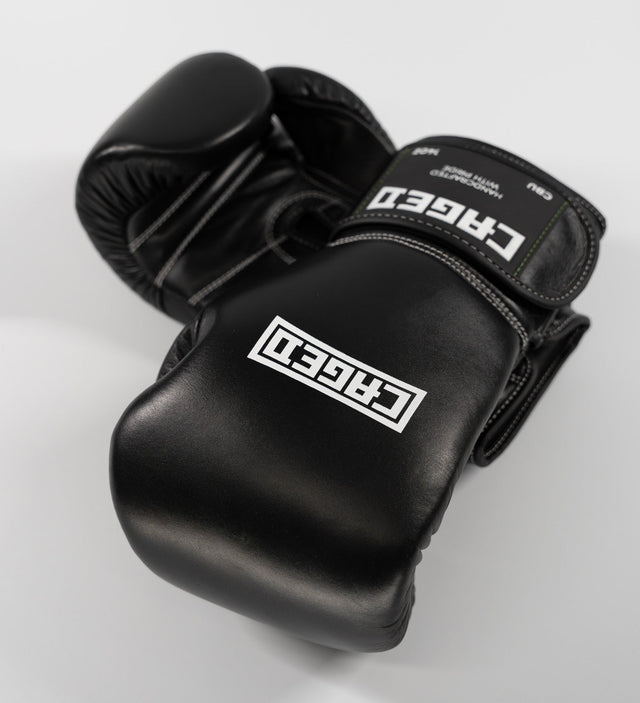 Caged Boxing gloves 'X' Series - Black/White - Boxing gloves