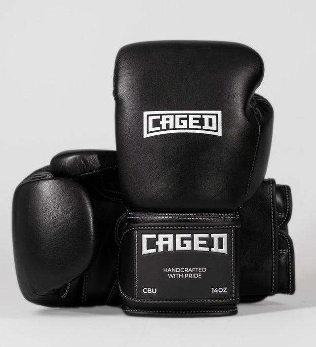 Caged Boxing gloves 'X' Series - Black/White - Boxing gloves