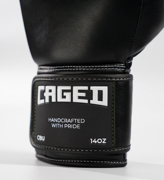 Caged Boxing gloves 'X' Series - Black/White - Boxing gloves