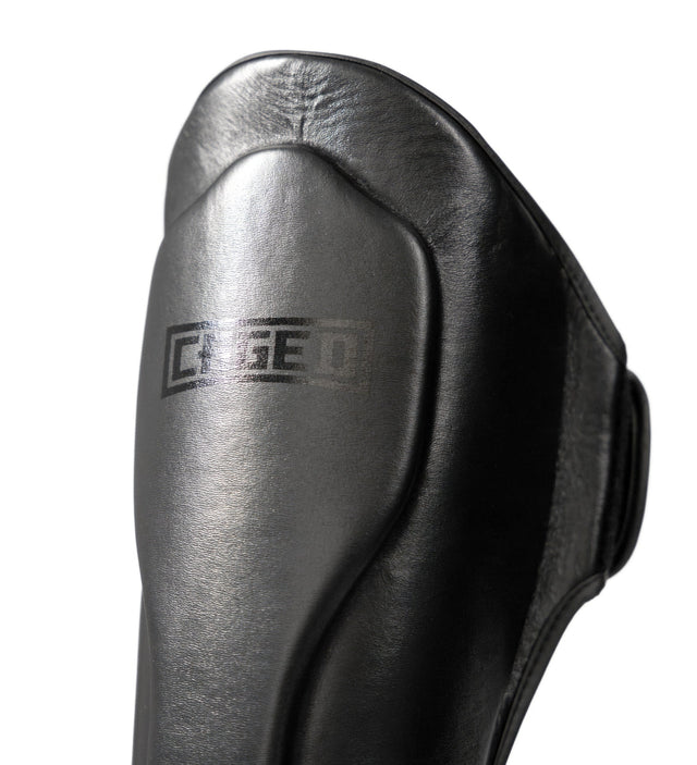 Caged Shin guards 'X' Series – Black/Black – Shin guards