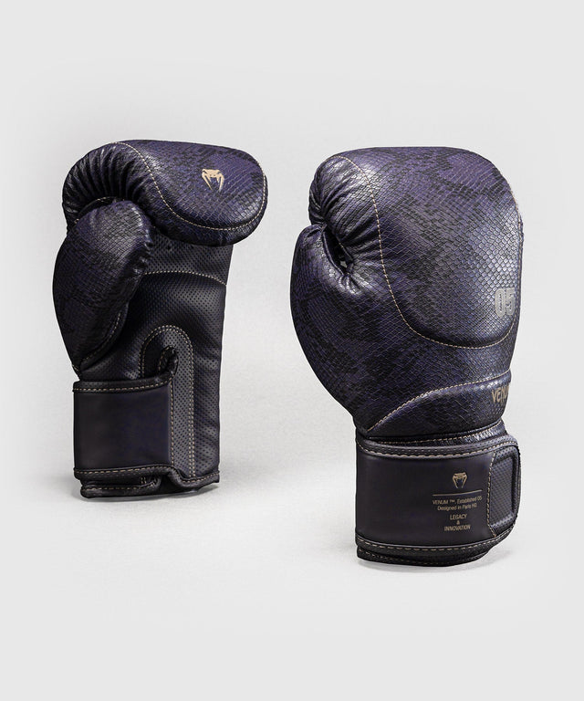 Venum Impact Evo Scales Boxing Gloves – Dark Purple
