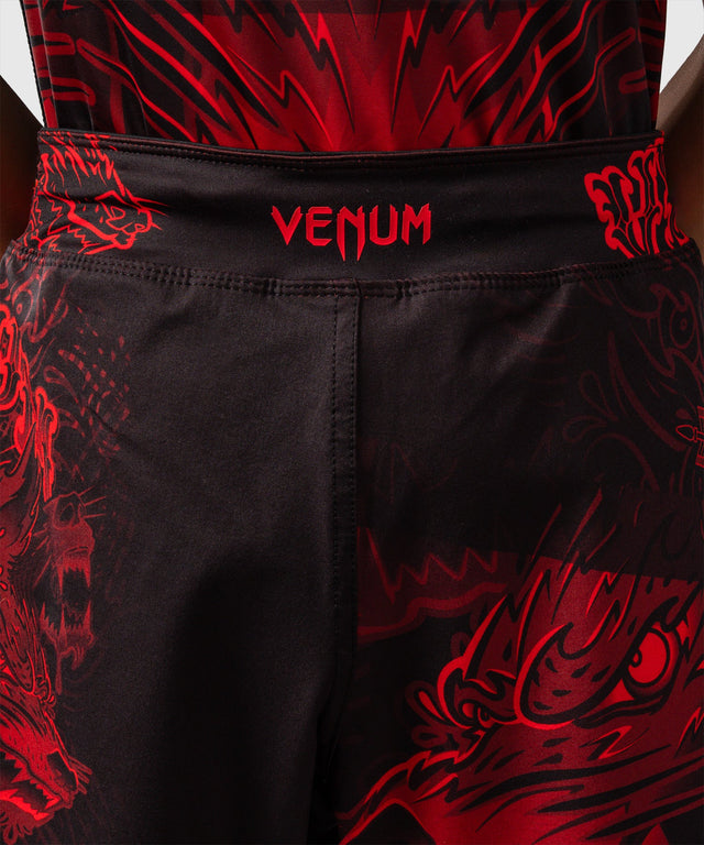 Venum MMA Shorts Wolf Atak Kinderen - Zwart/Rood