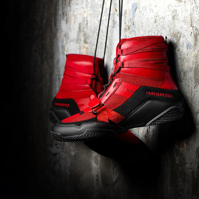Hayabusa Boksschoenen Strike - Rood/Zwart