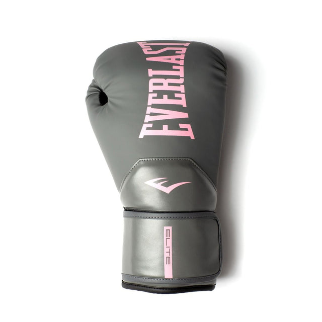 Rękawice bokserskie Everlast Elite2 – Szare/Różowe