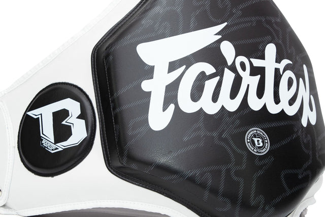 Ochraniacze brzucha Fairtex FXB – Białe/Czarne