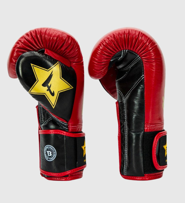 Fairtex Boxing gloves FXB V2 - Red/Black/Gold - Boxing gloves