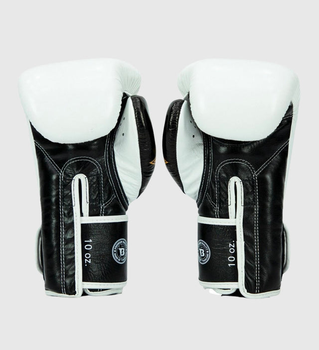 Fairtex Boxing gloves FXB V2 - White/Black/Gold - Boxing gloves