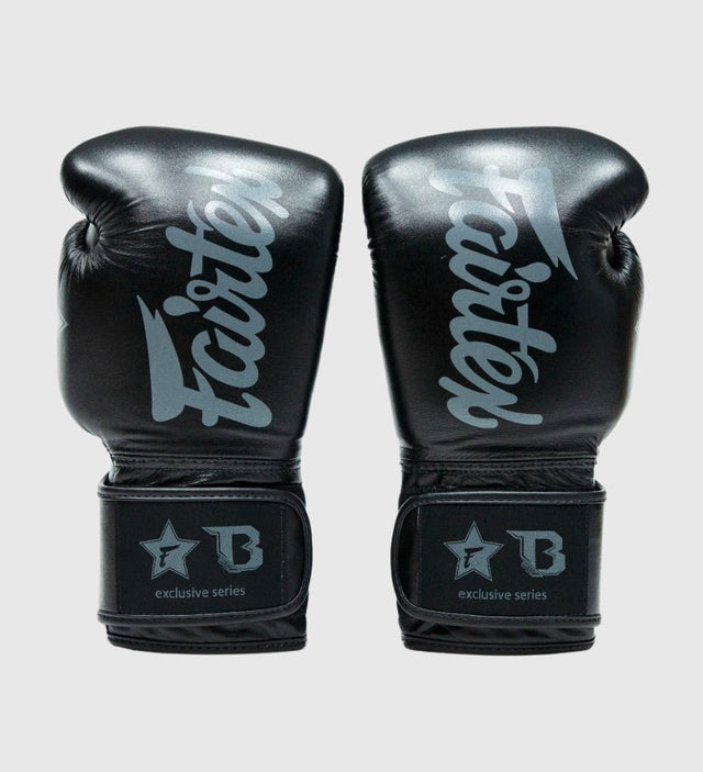 Fairtex Boxing gloves FXB V2 - Black/Grey - Boxing gloves