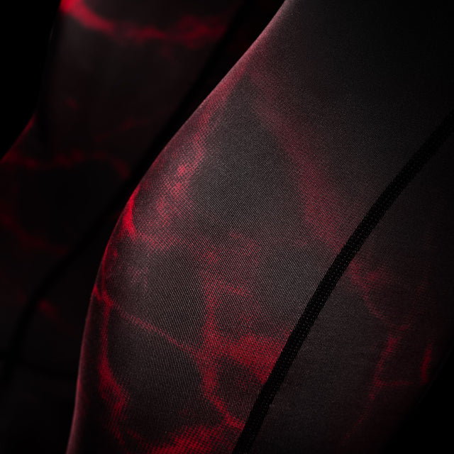 Hayabusa x UFC BJJ Compression shorts – Black/Red