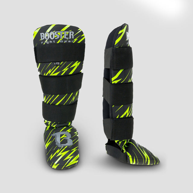 Ochraniacze na piszczele Booster Combat Series 5 Dziecięce – Czarne