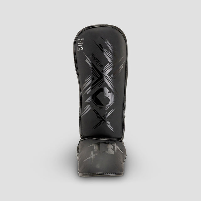 Booster Shin guards Alpha Kids – Black
