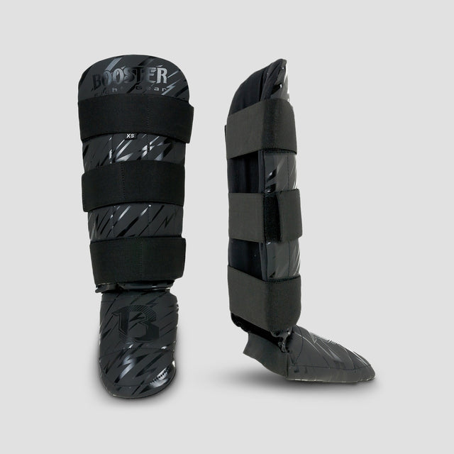 Booster Scheenbeschermers Combat Series 4 Kinderen - Zwart