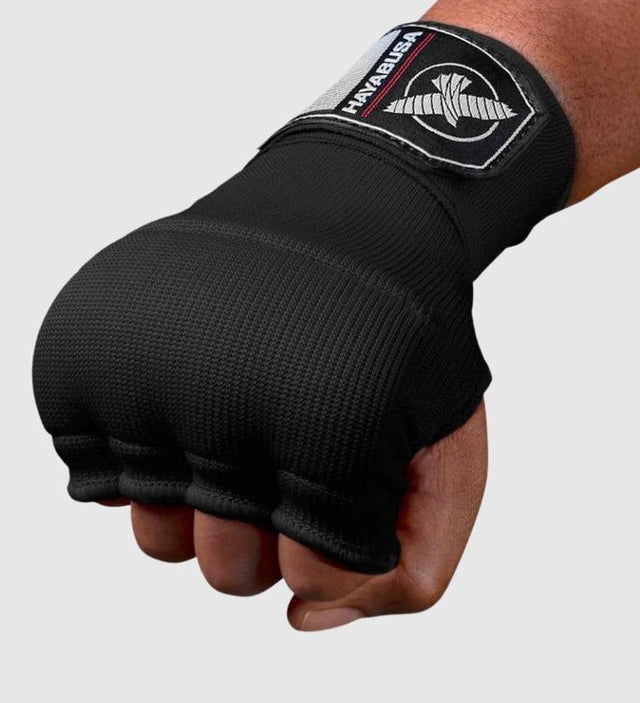 Hayabusa Rękawice wewnętrzne Quick Gel – Czarne – Bandaże bokserskie