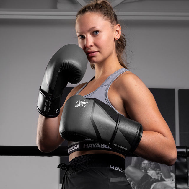 Rękawice bokserskie Hayabusa E1 – Szare/Czarne