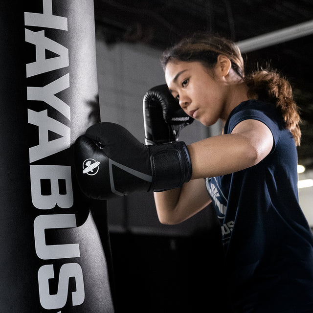 Hayabusa Boxing Gloves E1 Kids – Black/Grey
