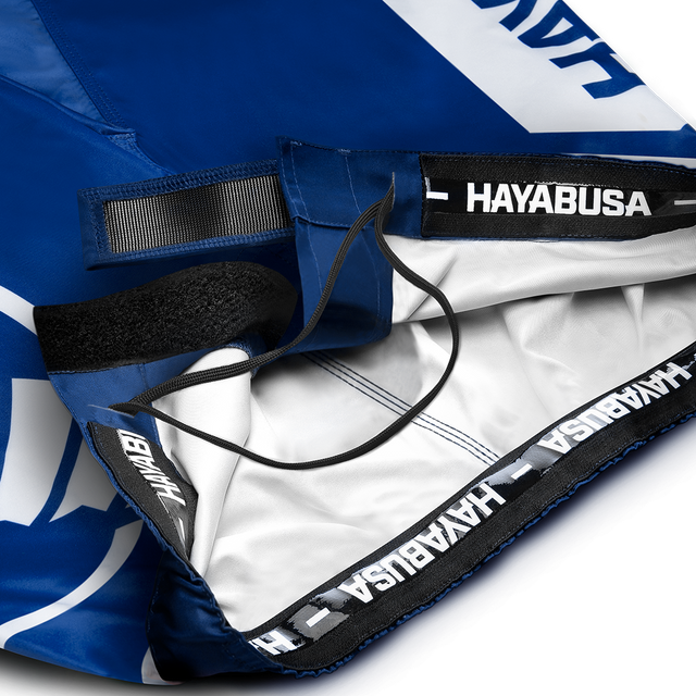 Spodenki MMA Hayabusa Icon Lang – Niebieskie/Białe
