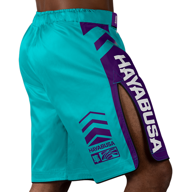 Hayabusa MMA Shorts Icon Long - Ocean Green