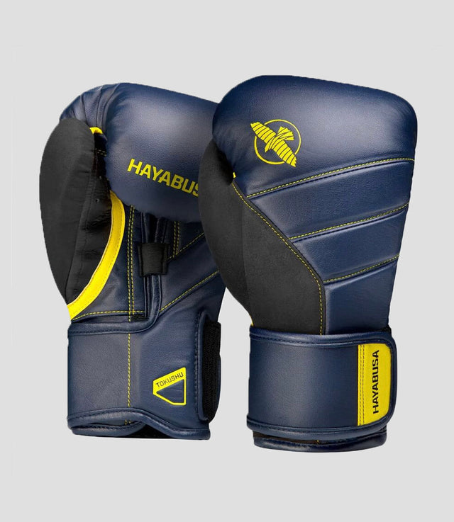 Hayabusa T3 Boxing gloves T3 - Blue/Black/Yellow - Boxing gloves