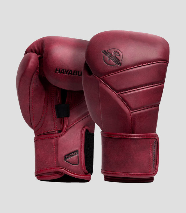 Rękawice bokserskie Hayabusa T3 LX – Bordeaux Rood