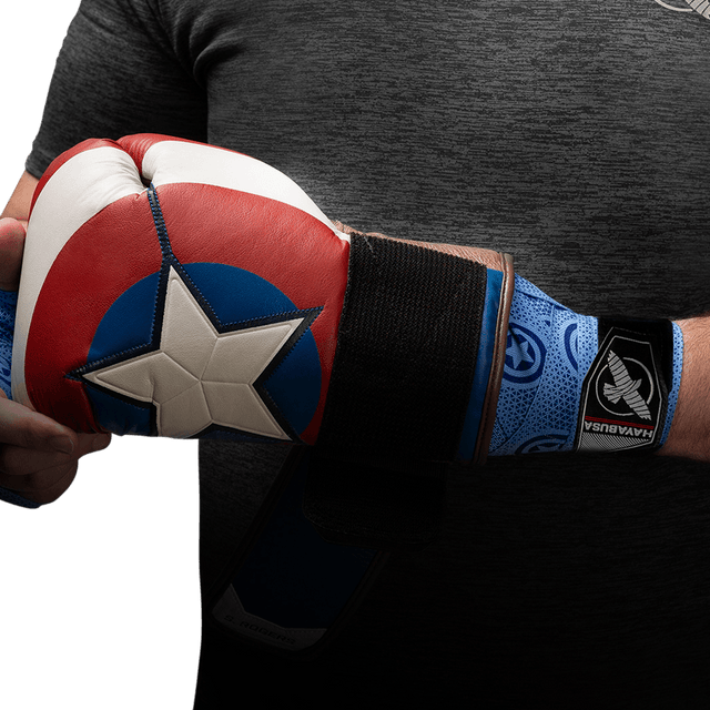 Bandaże bokserskie Hayabusa x Marvel Elite - Captain America - Steve Rogers