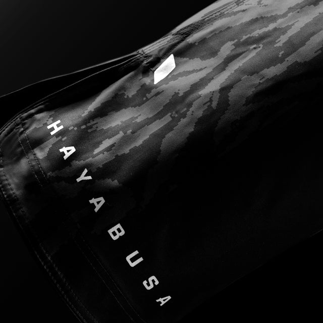 Hayabusa MMA Shorts Apex Lang - Carbon Zwart