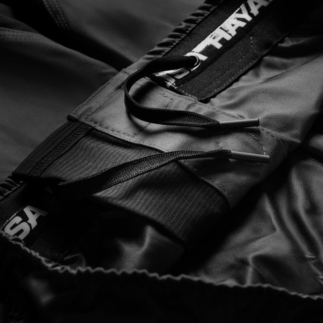 Hayabusa MMA Shorts Apex Lang - Carbon Zwart