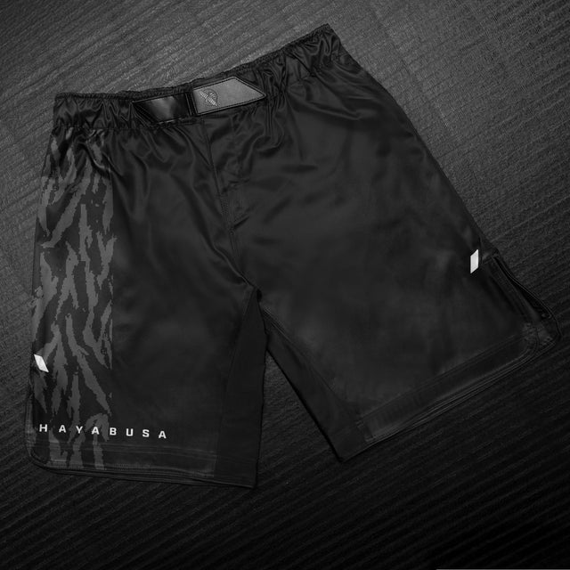 Hayabusa MMA Shorts Apex Lang - Carbon Zwart