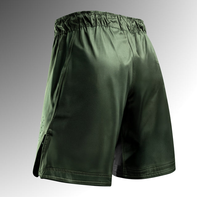 Hayabusa MMA Shorts Core Lang - Donkergroen