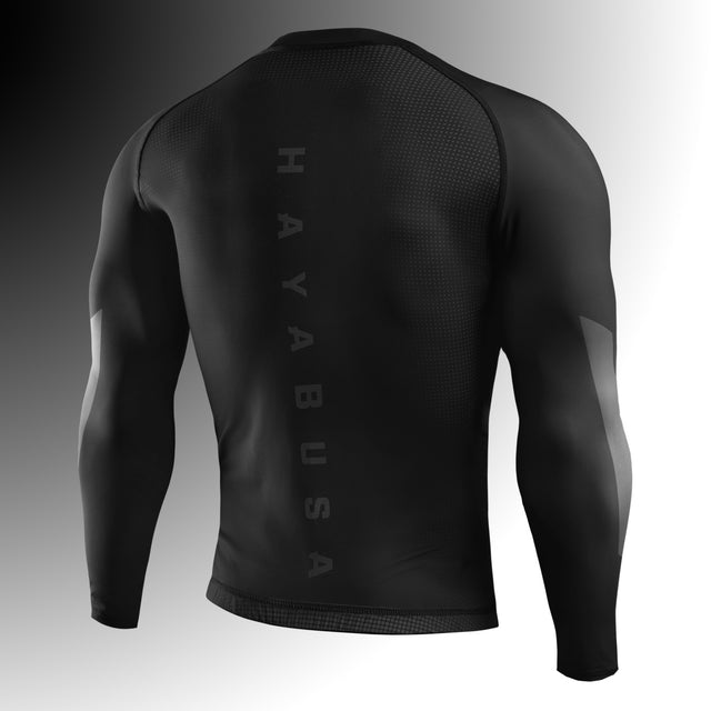 Hayabusa Core Long-Sleeve Rash Guard - Black