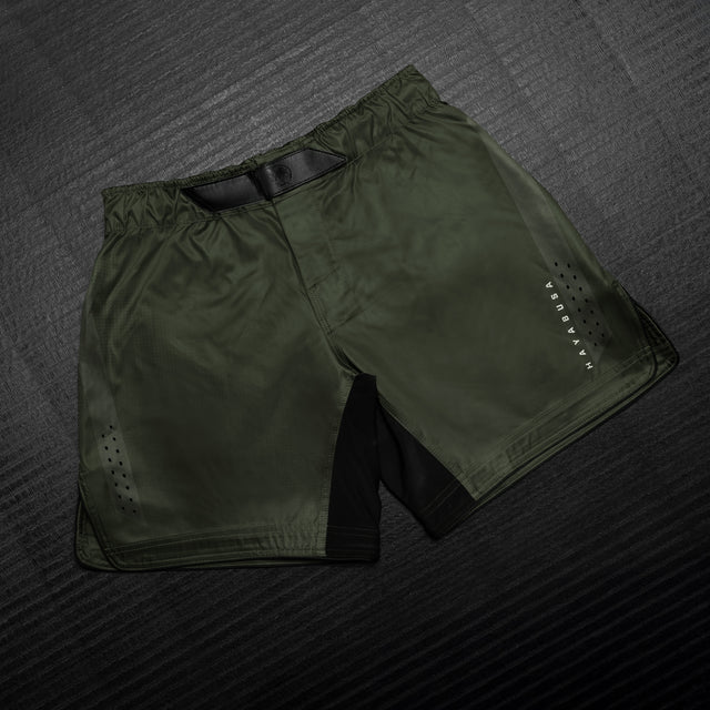 Hayabusa MMA Shorts Core Mid - Donkergroen