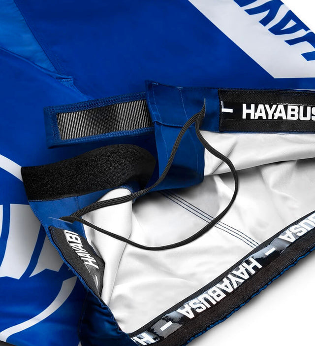 Spodenki MMA Hayabusa Icon – Niebieskie/Białe