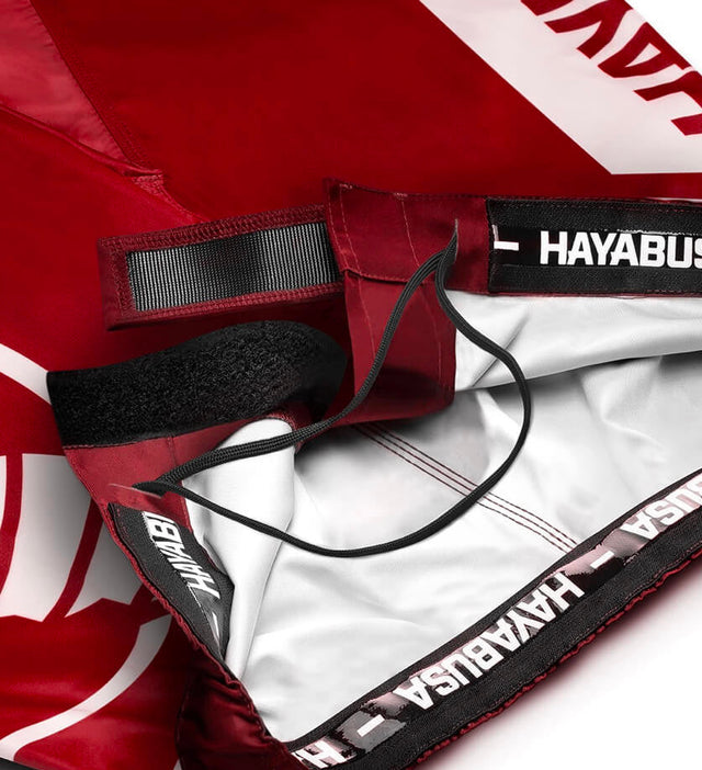 Hayabusa MMA Shorts Icon – Red/White