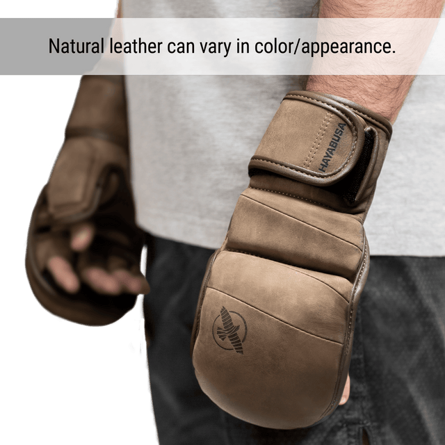 Rękawice MMA sparingowe Hayabusa T3 LX Hybrid – Vintage Brązowe